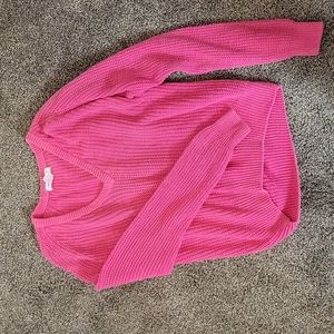 Karen Scott open weave sweater